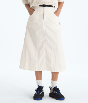 Women’s TNF Red Box Nylon Belted Skirt