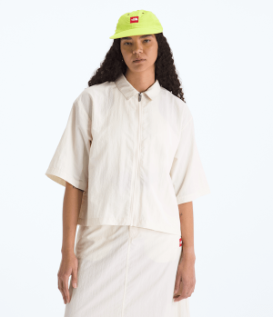 Women’s TNF Red Box Nylon Short-Sleeve Shirt